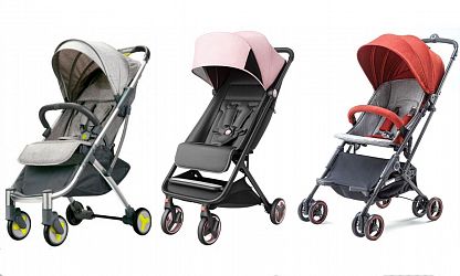 Сравнение колясок Xiaomi Mi Bunny Folding Stroller, Bebehoo Start и Light Baby Folding Stroller