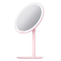 Зеркало косметическое настольное Amiro Lux High Color с подсветкой (AML004J) (Розовый) — фото