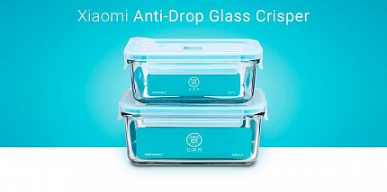 Обзор стеклянного контейнера Xiaomi Anti-Drop Glass Crisper: прочность и герметичность